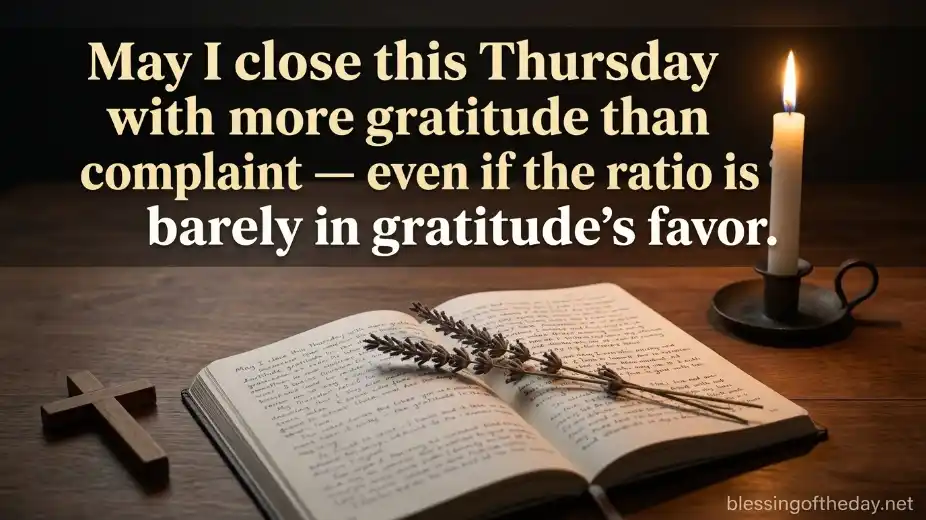 thursday evening prayers and blessings image