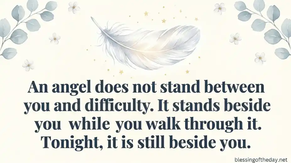 wednesday angel evening blessings images & quotes image