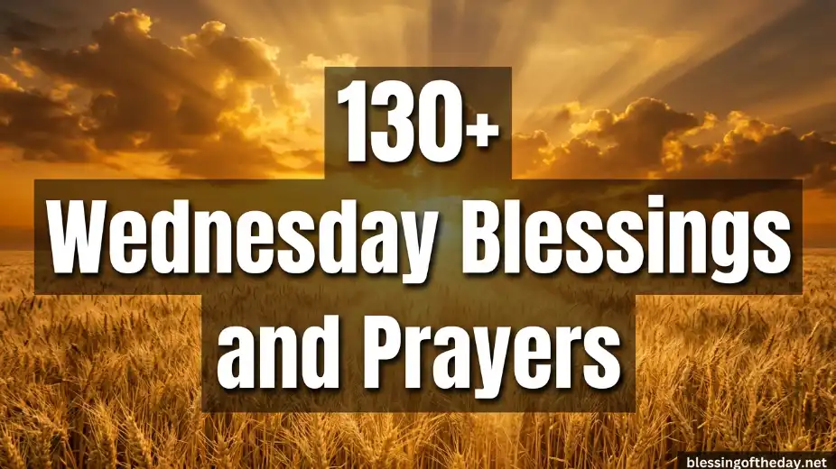 wednesday blessings and prayers image