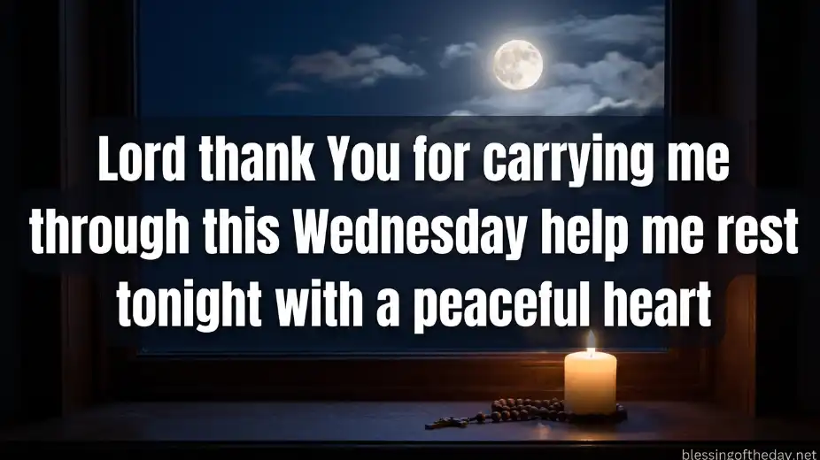wednesday night prayers and blessings image