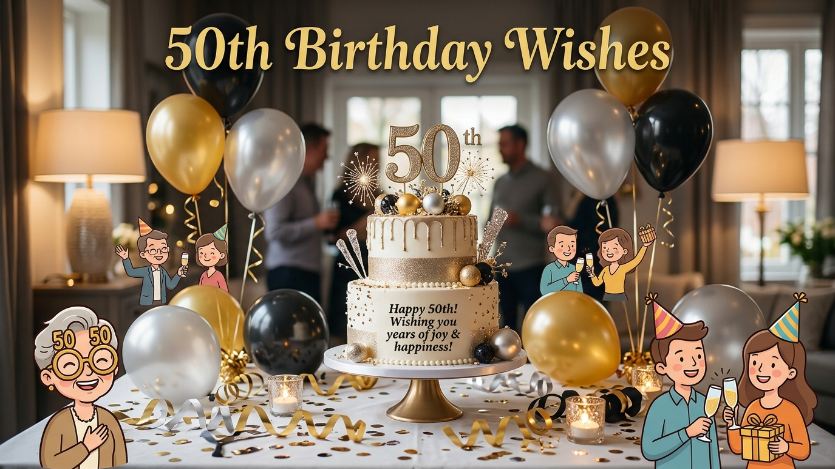 50th birthday wishes Image
