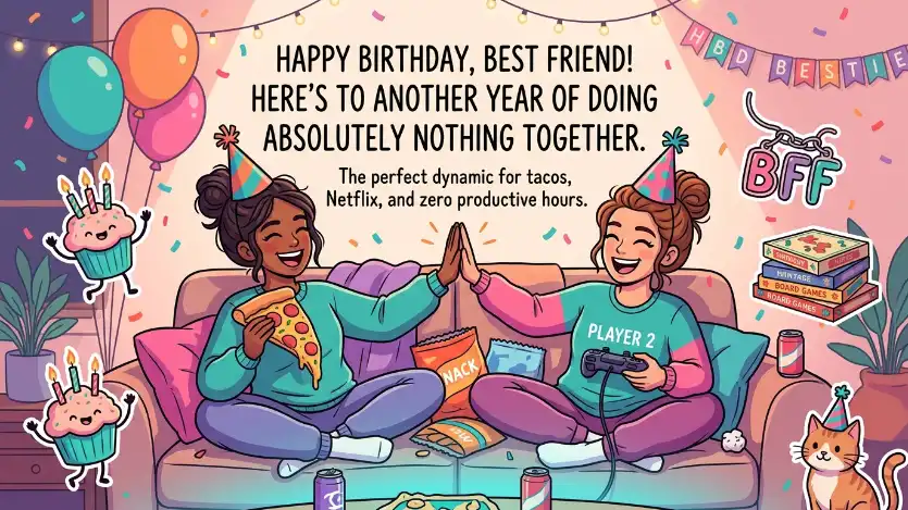 Birthday Wishes for Close Friends Image