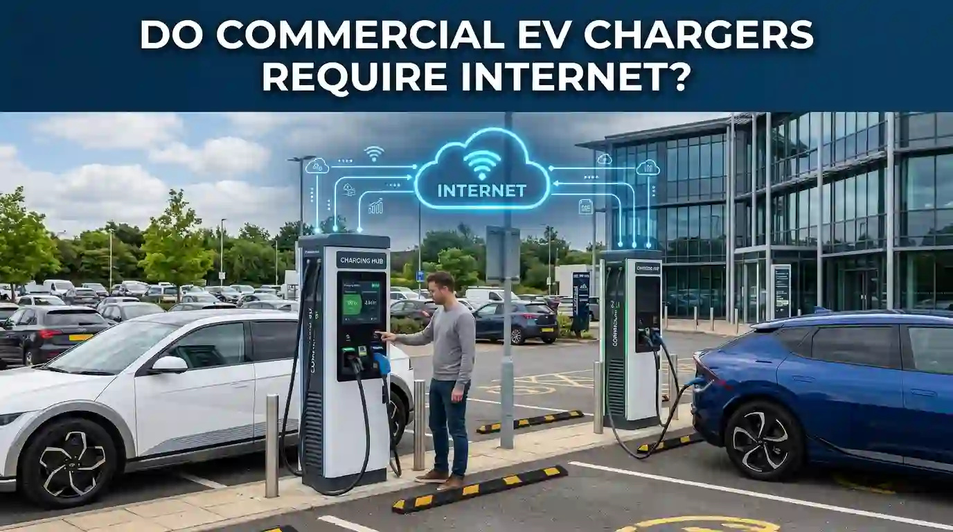 Do Commercial EV Chargers Require Internet image