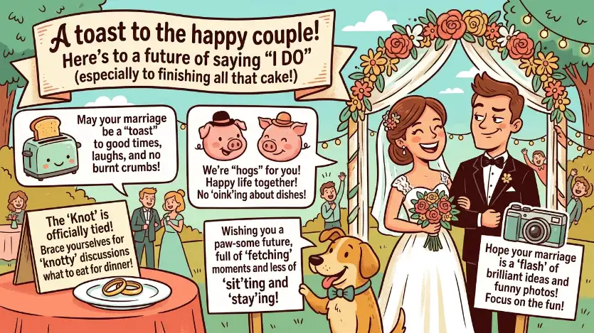 Funny Wedding Wishes image
