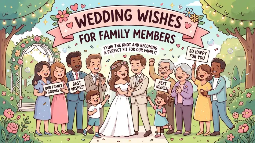 Wedding Wishes for Family Members image