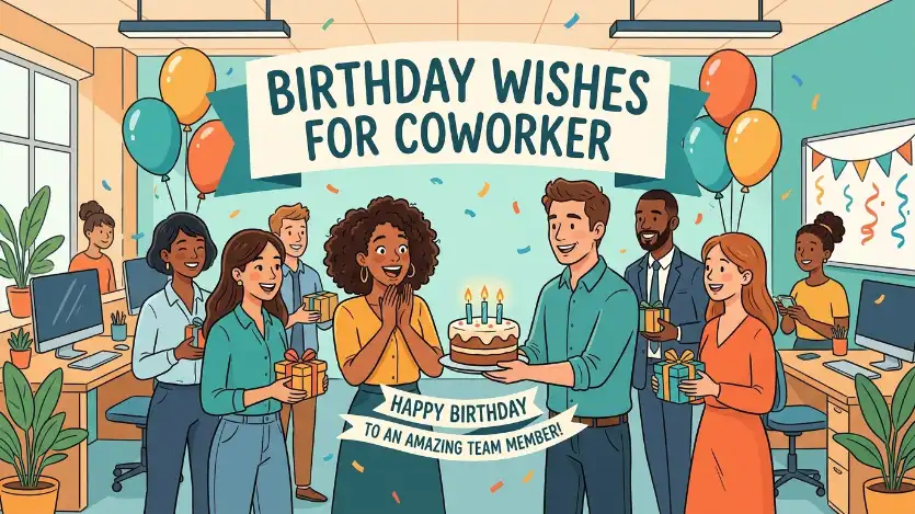 birthday wishes for coworker image
