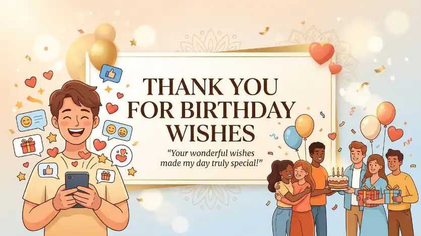 thank you for birthday wishes image