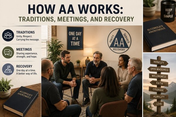 How AA Works Traditions, Meetings, and Recovery