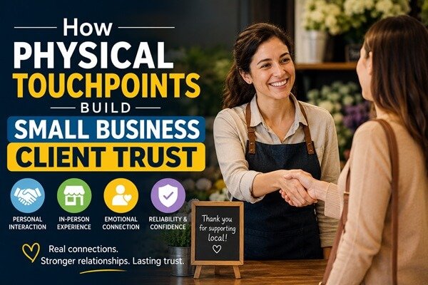 How Physical Touchpoints Build Small Business Client Trust